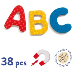 Djeco Magnetische Houten Letters - 38dlg.