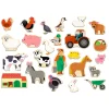 Djeco Magnetische Houten Stukken Boerderij - 24dlg.