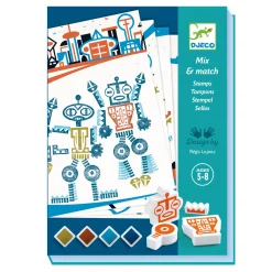 Djeco Mix en Match Robot Stempels