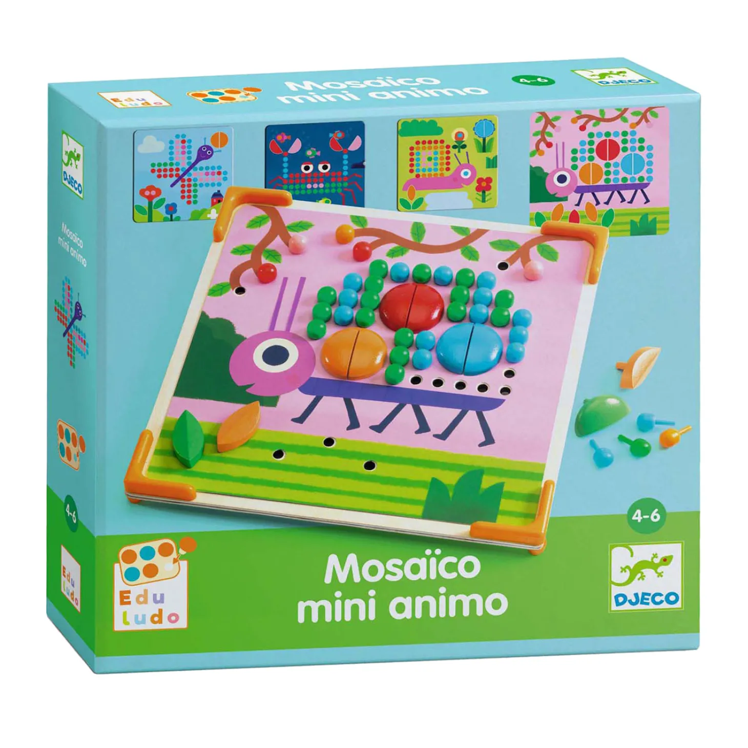 Djeco Mozaiekspel met 8 Plaatjes