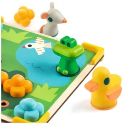 Djeco Mozaiekspel met 8 Plaatjes - Bloemen en Dieren