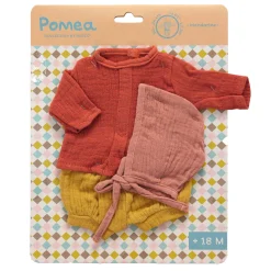 Djeco Oranje Outfit voor Poppen - 3dlg.