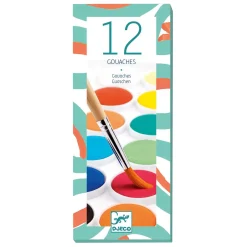 Djeco Plakkaatverf - 12 Kleuren