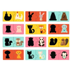 Djeco Puzzel Duo Dieren - 12st.