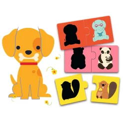 Djeco Puzzel Duo Dieren - 12st.