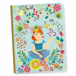 Djeco Rose Schrift Gelijnd, A5