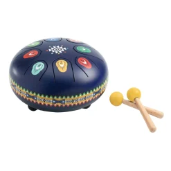 Djeco Stalen Trommel met 8 Muzieknoten