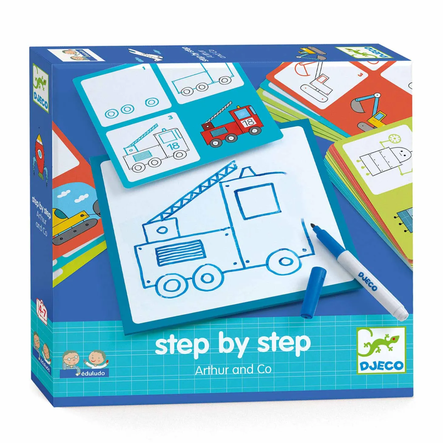 Djeco Stap voor Stap Tekenen Arthur & Co