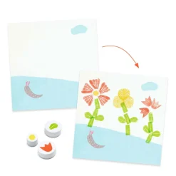 Djeco Stempelset met Bloemen