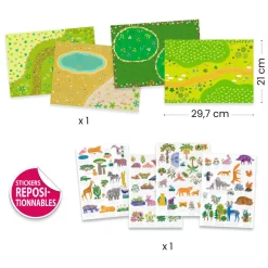 Djeco Stickers - Dieren