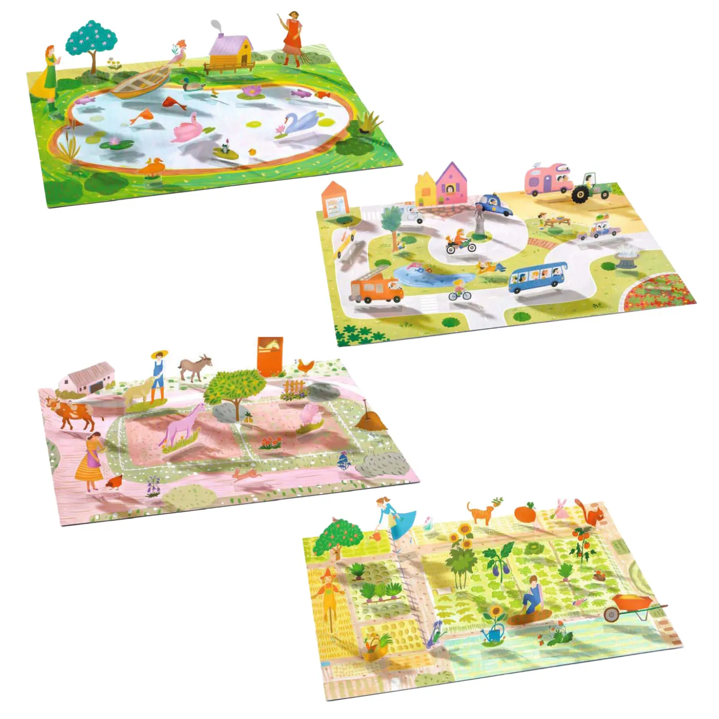 Djeco Stickers - Op de Boerderij