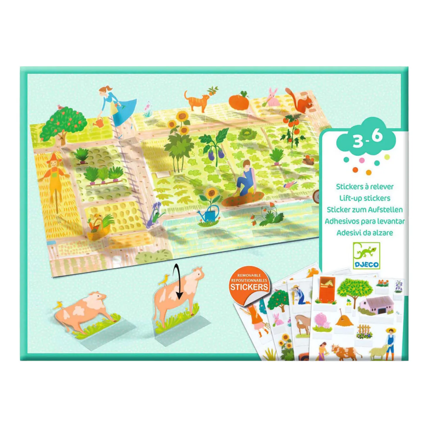 Djeco Stickers - Op de Boerderij