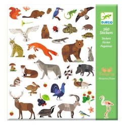 Djeco Stickers Bosdieren - 160 Stickers