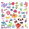 Djeco Stickers Monsters - 160 Stickers
