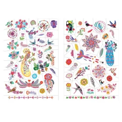 Djeco Tattoos - Metallic Vogels