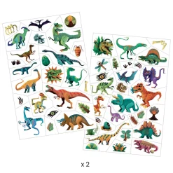 Djeco Tattoos Dino, 2 vellen