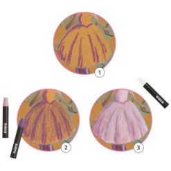 Djeco Tekenen met Waskrijt - Edgar Degas Ballerina