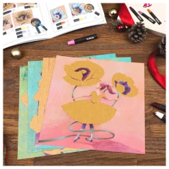 Djeco Tekenen met Waskrijt - Edgar Degas Ballerina