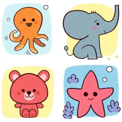 Djeco Tekenkaarten Babydieren