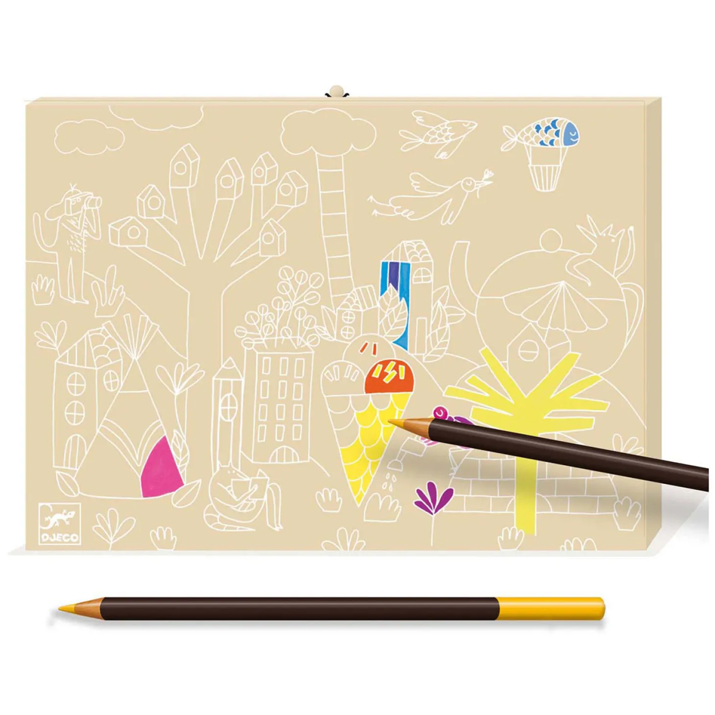 Djeco Tekenkoffer - 46dlg.