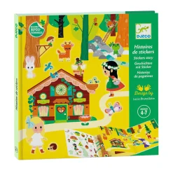 Djeco Verhalenboek met Stickers - The Magical Forest