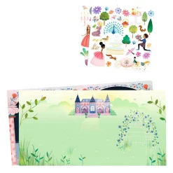 Djeco Verhalenboek met Stickers - Life in the Castle