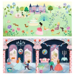 Djeco Verhalenboek met Stickers - Life in the Castle
