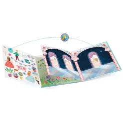 Djeco Verhalenboek met Stickers - Life in the Castle