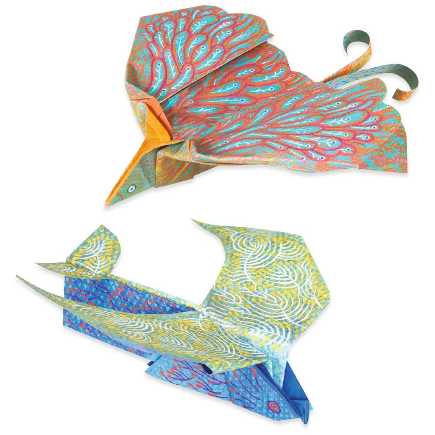 Djeco Vogels Vouwen - 5 Patronen