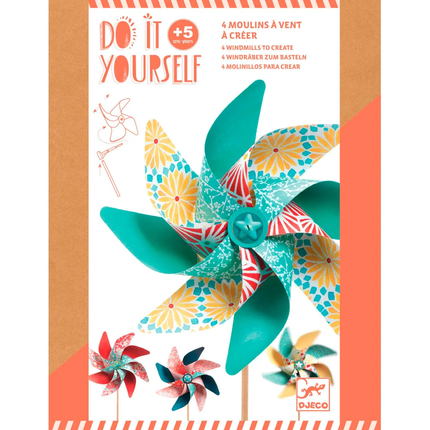 Djeco Windmolentjes, 4st.