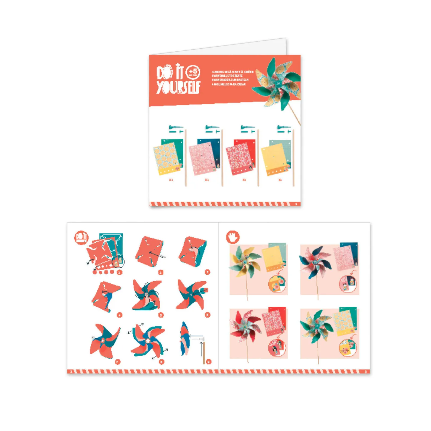 Djeco Windmolentjes, 4st.