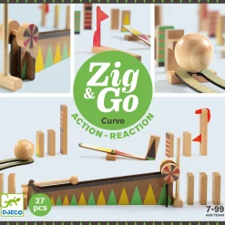 Djeco Zig & Go Action Reaction Baan, 27dlg.