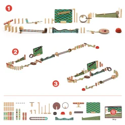 Djeco Zig & Go Action Reaction Baan, 48dlg.