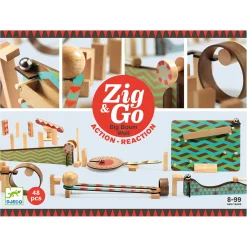Djeco Zig & Go Action Reaction Baan, 48dlg.