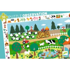 Djeco Zoekpuzzel Boerderij, 35st.