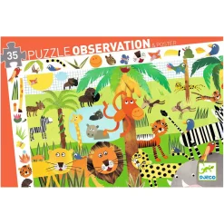 Djeco Zoekpuzzel Jungle, 35st.