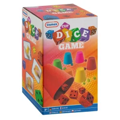 Dobbelspel 6 Cups en 30 Dobbelstenen