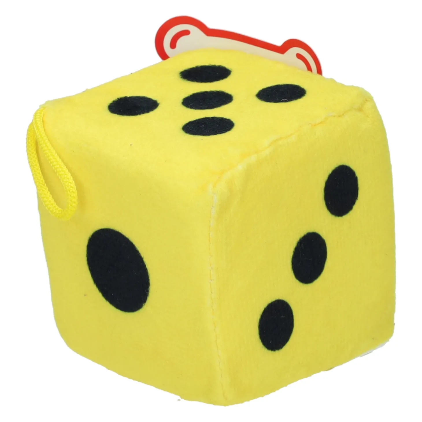 Dobbelsteen Pluche, 7cm