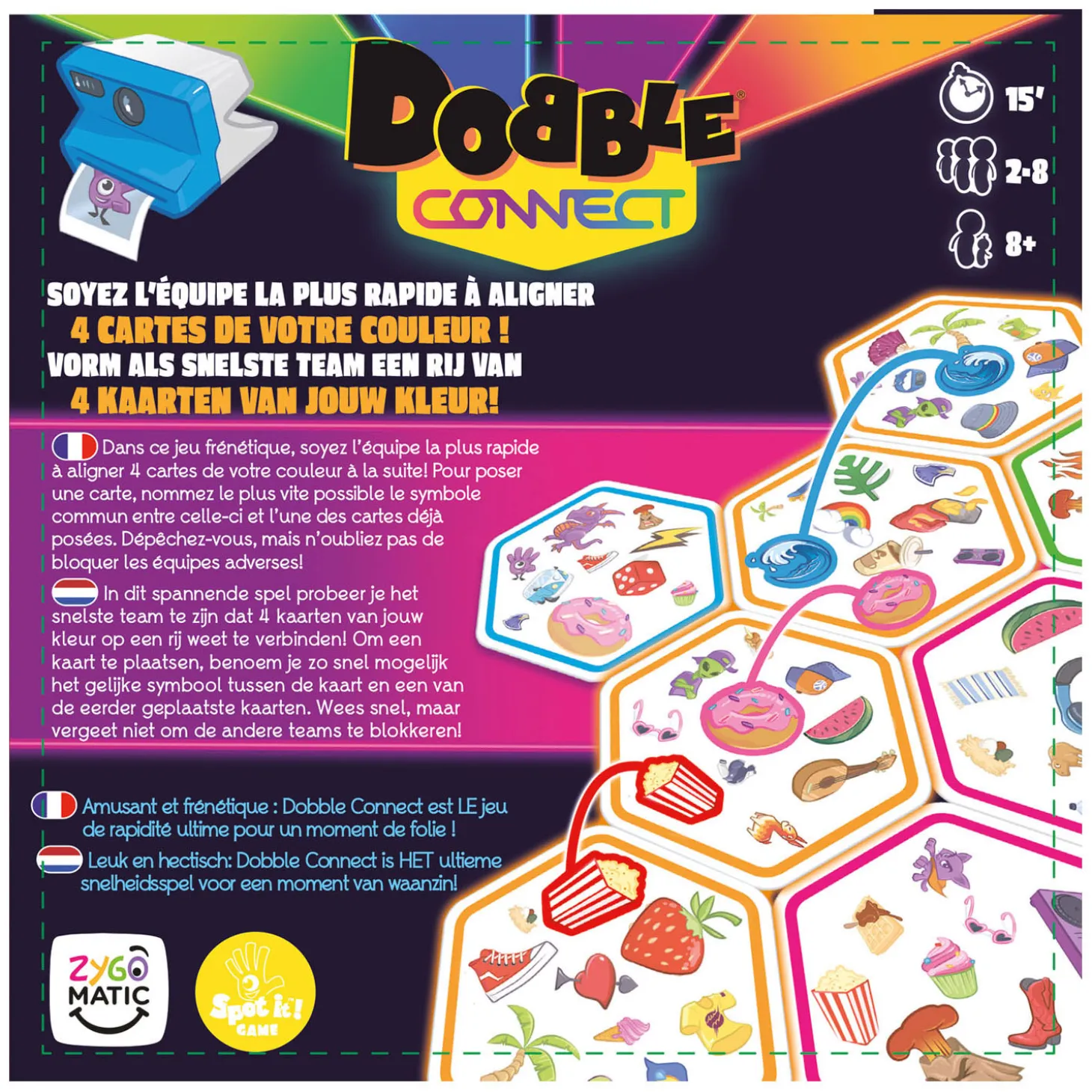 Dobble Connect Kaartspel