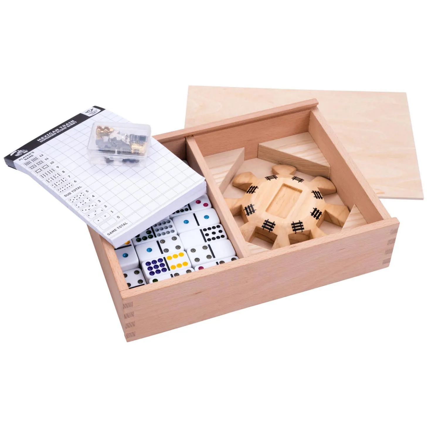 Domino Mexican Trains D12 Deluxe