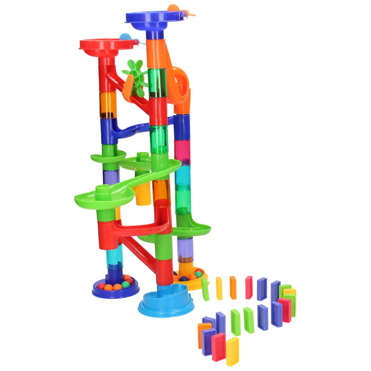 Domino Tornado Knikkerbaan, 60dlg.