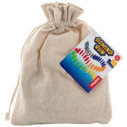 Dominostenen in Katoenen Tasje