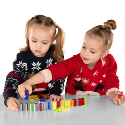 Dominostenen in Katoenen Tasje