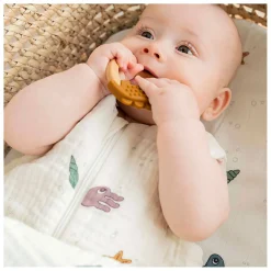 Done by Deer Bijtring Deer Friends Mosterd/Roze, 2st.