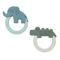 Done by Deer Bijtring Deer Friends Groen/Blauw, 2st.