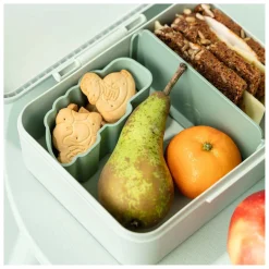 Done by Deer Broodtrommel met Vakken - Groen