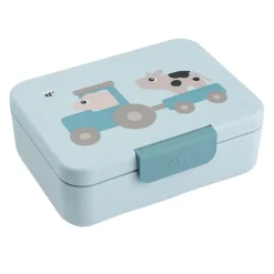 Done by Deer Broodtrommel met Vakken - Blauw