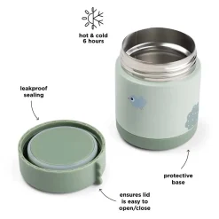 Done by Deer Geïsoleerde Voedselbakje 300ml - Groen