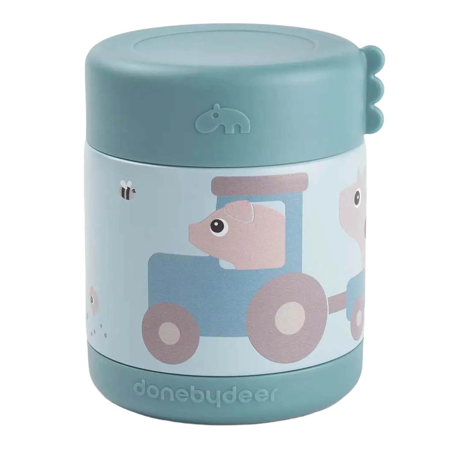 Done by Deer Geïsoleerde Voedselbakje Tiny Farm - Blauw