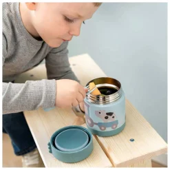 Done by Deer Geïsoleerde Voedselbakje Tiny Farm - Blauw